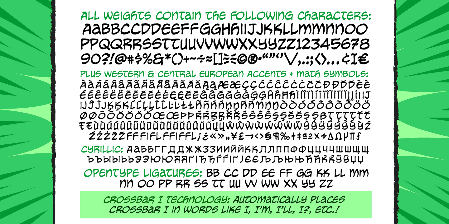 Example font Meanwhile Uncial #3